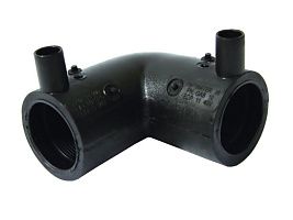 Отвод электросварной 90° PN16 SDR11 PE100 D25