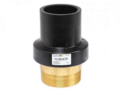 Переход ПЭ/ЛАТУНЬ PN16 SDR11 PE100 D75X2.1/2 Переход ПЭ/ЛАТУНЬ PN16 SDR11 PE100 D75X2.1/2