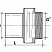 Переход ПЭ/ЛАТУНЬ PN16 SDR11 PE100 D32X1 Переход ПЭ/ЛАТУНЬ PN16 SDR11 PE100 D32X1