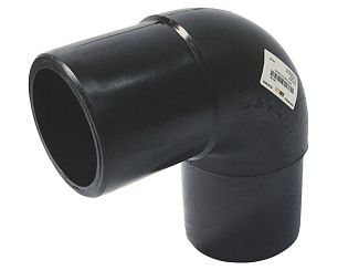 Отвод литой 90° PN16 SDR11 PE100 D25 Отвод литой 90° PN16 SDR11 PE100 D25