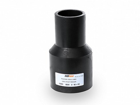Переход литой длинный PN10 SDR17 PE100 D90X75 Переход литой длинный PN10 SDR17 PE100 D90X75