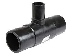 Тройник литой переходной 90° T PN16 SDR11 PE100 D75X63