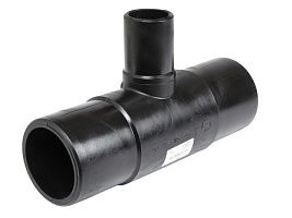 Тройник литой переходной 90° T PN10 SDR17 PE100 D160x63 Тройник литой переходной 90° T PN10 SDR17 PE100 D160x63